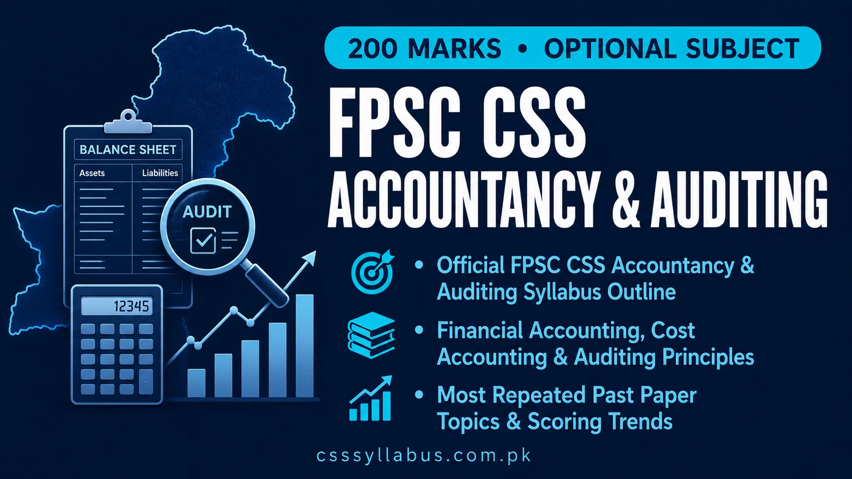 css-accountancy-and-auditing-syllabus-fpsc-repeated topics