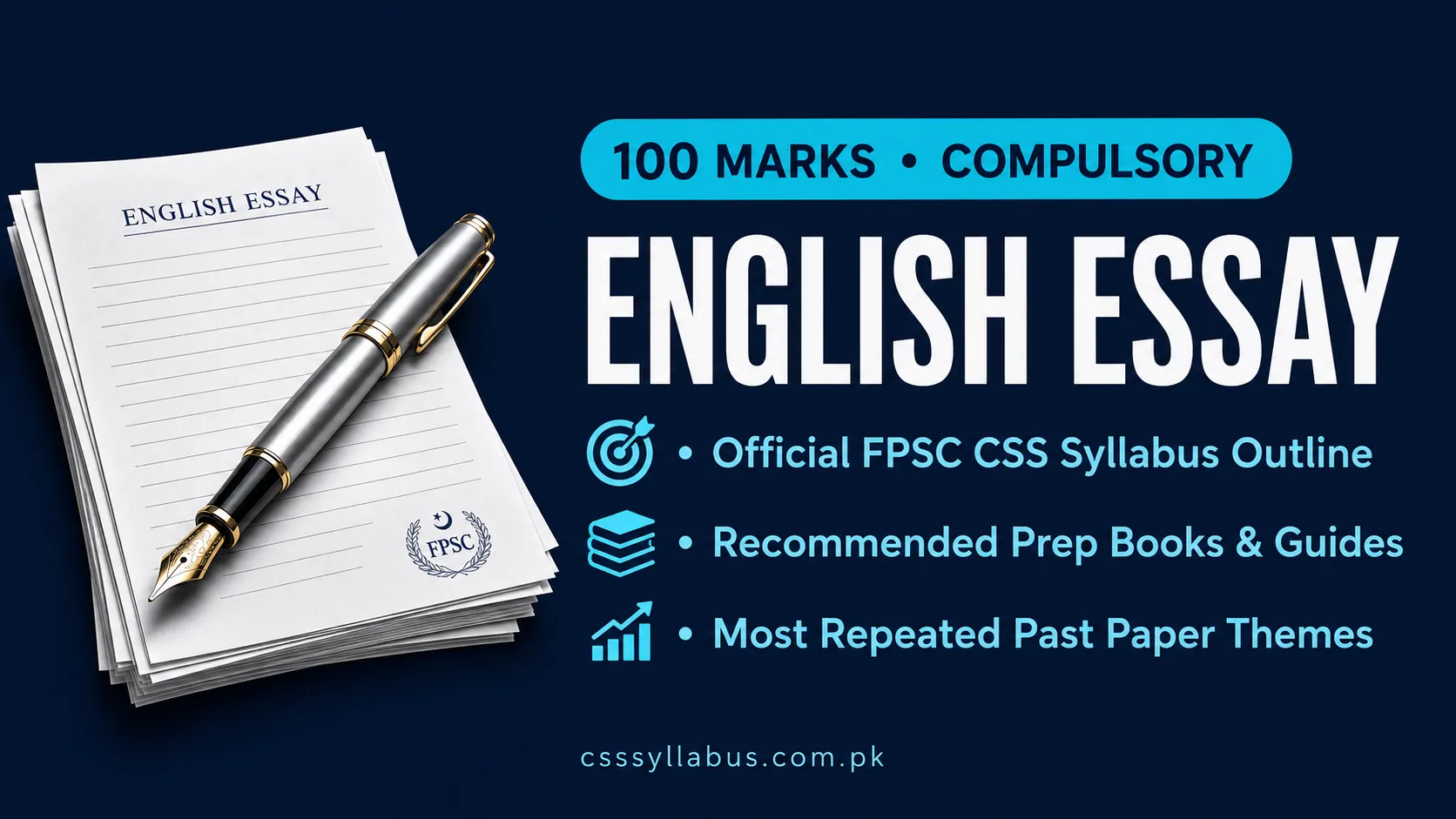 CSS English Essay Syllabus β FPSC Download PDF - Frequency