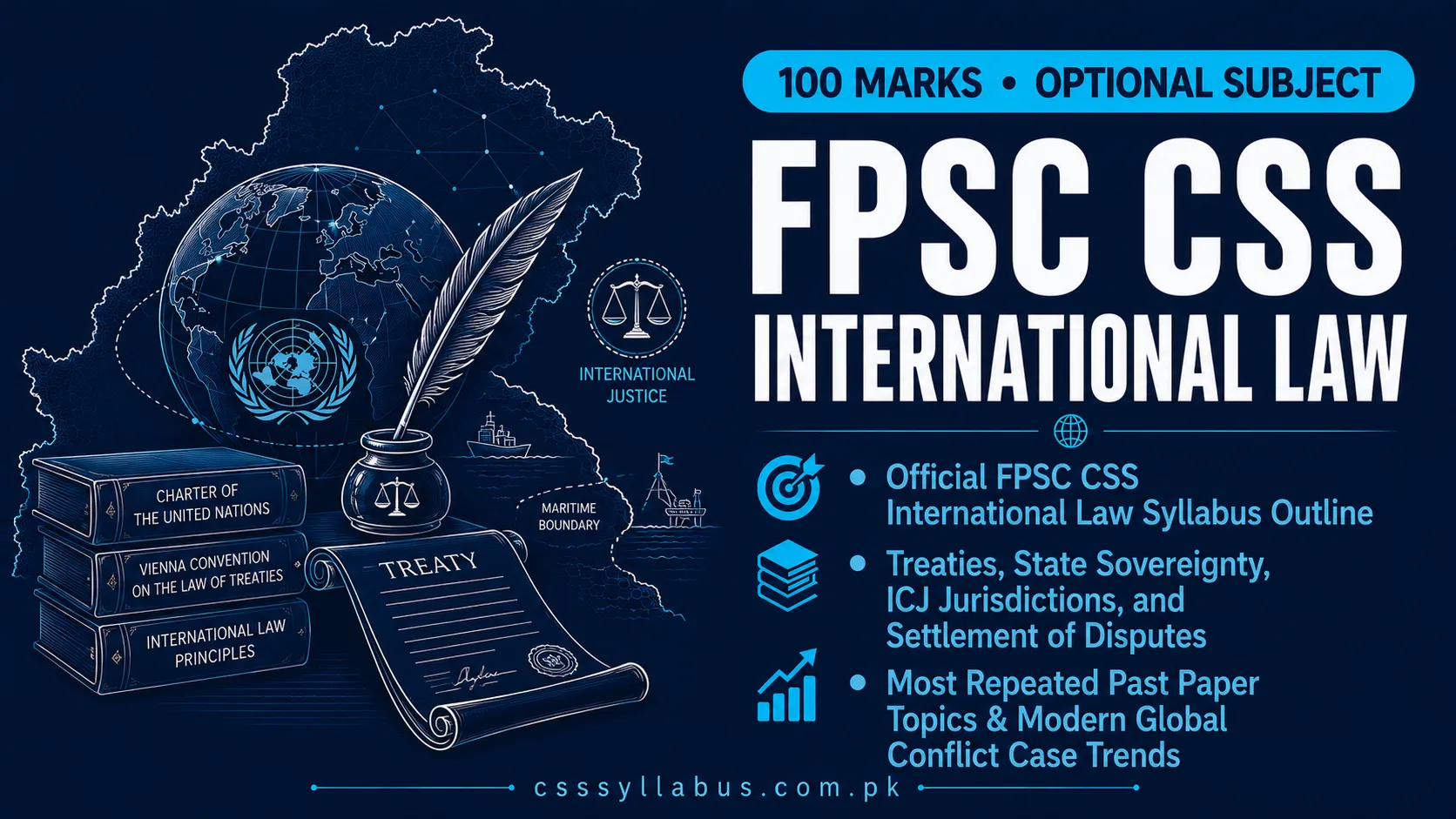 FPSC CSS International Law Syllabus