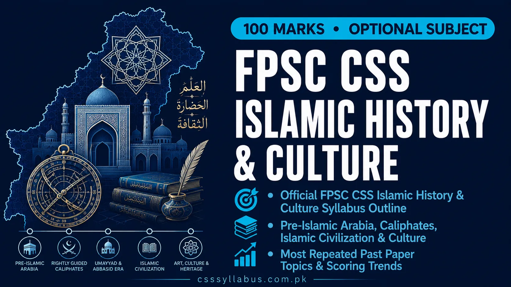FPSC CSS Islamic History and Culture Syllabus